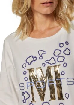 Sweatshirt Creme / Multicolor -Madeleine Mode b38f2d042085f2c97b96034cf4fcd287