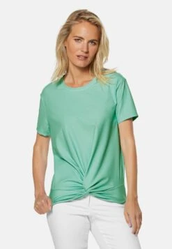 YOGA MIT KNOTEN-EFFEKT - T-Shirt Print - Pfefferminzgrün