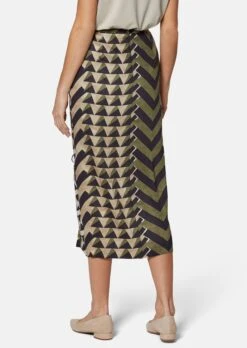 Rock Mit Raffungen Oliv / Multicolor -Madeleine Mode b5b148eeb703c2cfc55b772efc033c51