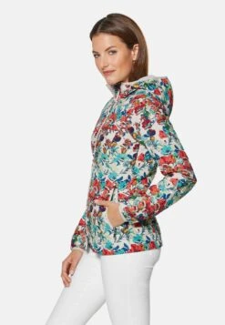 MIT FLORALEM PRINT - Übergangsjacke - Creme Multicolor -Madeleine Mode b5fc50d96df84316b6d9ec0ddbd4e8c8