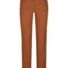 Beschichtete Five-Pocket-Jeans Cognac