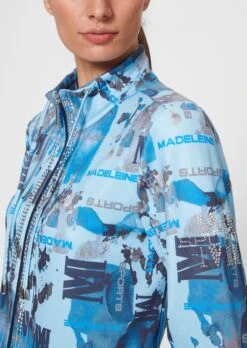 Sportjacke Mit Zierplättchen Und Logo Frostblau / Multicolor -Madeleine Mode b62e0c268a5199d6c8c6f80cc845023d