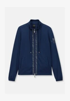 MIT ZIERPLÄTTCHEN UND M LOGO - Leichte Jacke - Nachtblau -Madeleine Mode b674142fb81547d1a9ee8014440fe8e8