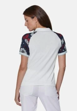Poloshirt - Creme Rauchblau Multicolor -Madeleine Mode b84e5b7b08ce4a2b9bb986214bcabee5