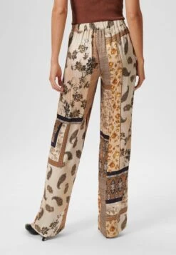 GEMUSTERTE - Stoffhose - Champagner/multicolor -Madeleine Mode b89431f7d06c4fc3ac299c1e5ae5b3e3