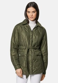 MIT TAILLENZUG - Wintermantel - Khaki