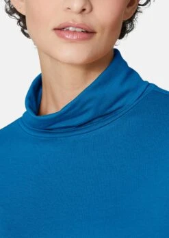 Longsleeve Mit Rollkragen Seeblau -Madeleine Mode b946bdae3fe14606f00c9e5be9409694