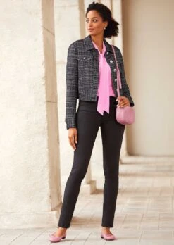 Jacke Schwarz / Weiß -Madeleine Mode b95eca754f937075f4da8725b272c19b