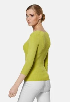 SCHLANKER MIT 3/4-ÄRMELN - Strickpullover - Pistazie -Madeleine Mode bc7660089000464691bf177c3e1909c9