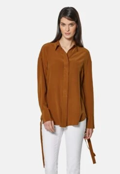 SEIDENHEMD - Hemdbluse - Terracotta