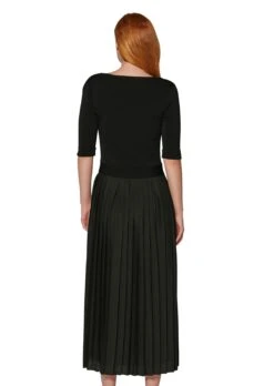 Plisseekleid Schwarz -Madeleine Mode be04a37def1887f5053900cbcf077307