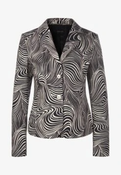 Blazer - Schwarz Wollweiß -Madeleine Mode be6a4a3c2bbe4345acba3585d8a6d7f4