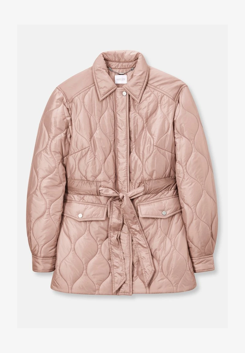 MIT TAILLENZUG - Wintermantel - Altrosa 8 MIT TAILLENZUG - Wintermantel - Altrosa – Bild 6