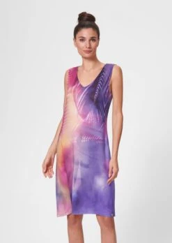 Féraud – Strandkleid Mit Grafikprint Krokus / Multicolor