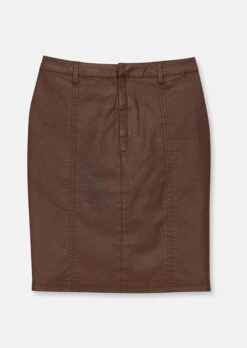 Beschichteter Rock Braun -Madeleine Mode bf8fefa6629c1cd0fd7fb011d307c349