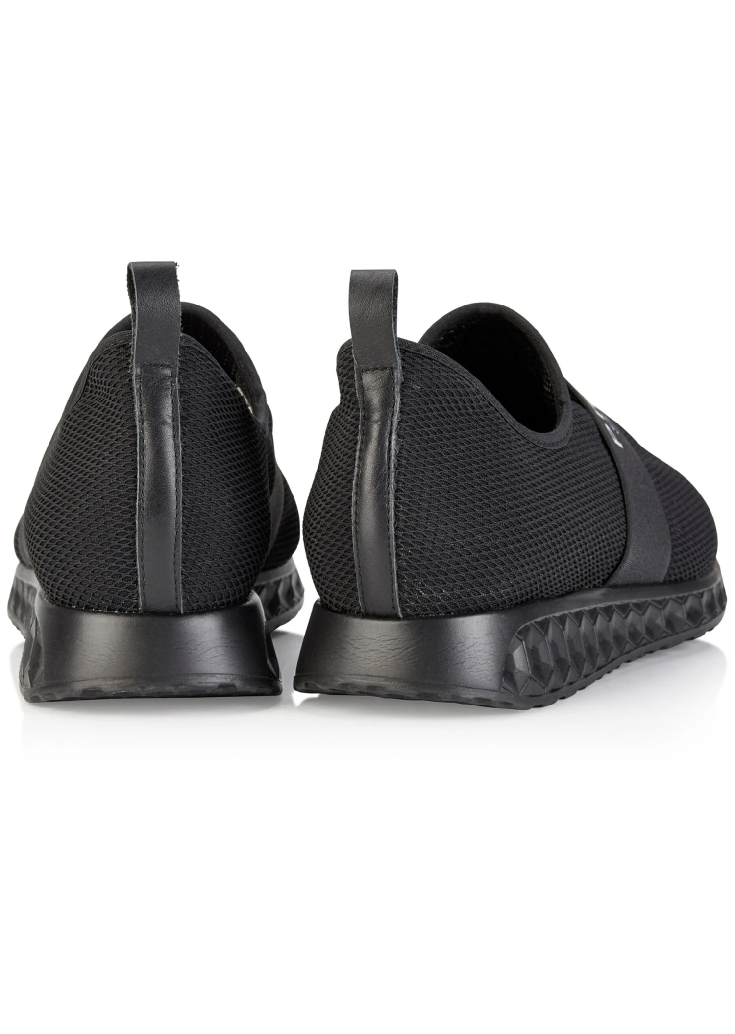 Slip-On Aus Meshgewebe Schwarz 4 Slip-On Aus Meshgewebe Schwarz – Bild 2