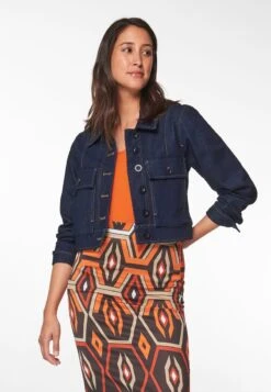 Jeansjacke - Mitternachtsblau