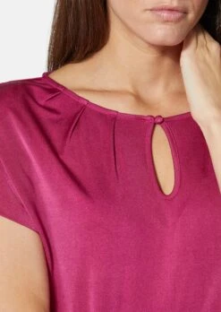 TALBOT RUNHOF X MADELEINE Jersey-Shirt Mit Seide Cyclam -Madeleine Mode c036cd63a6a1efc91812a823cb86551e