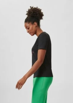 Kurzarmshirt Mit M SPORTS-Applikation Schwarz -Madeleine Mode c1326da909183bf61350d5d4ea0b1c31