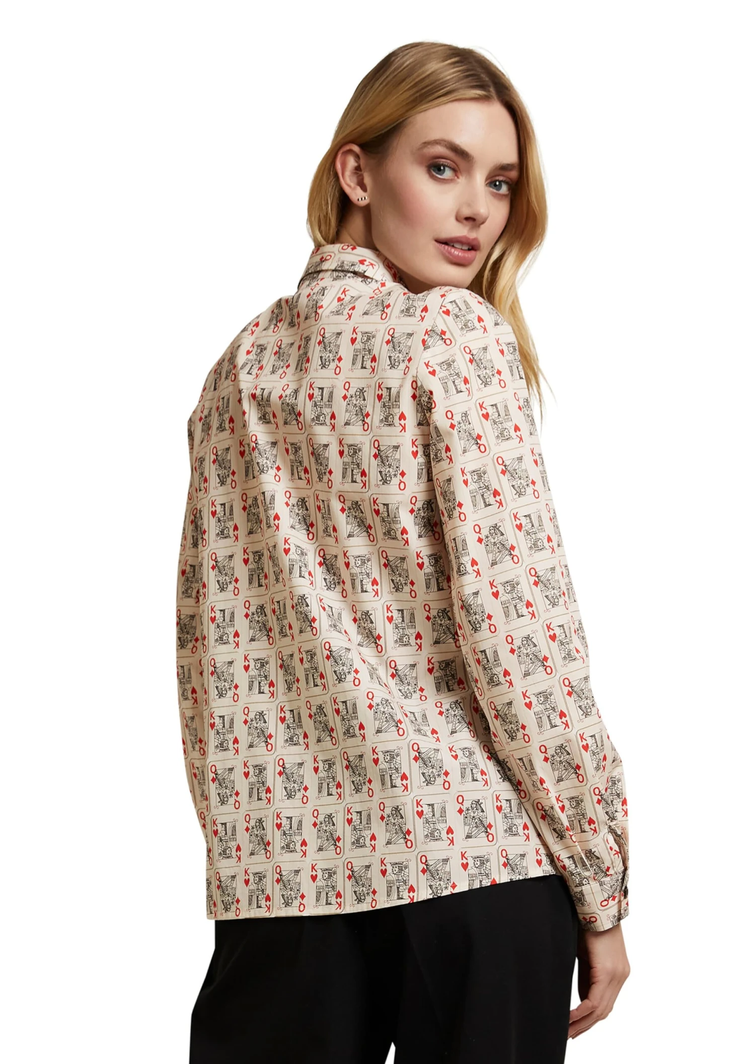 Bluse Weiß / Multicolor 5 Bluse Weiß / Multicolor – Bild 3