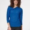 MIT KNOTEN - Langarmshirt - Azurblau -Madeleine Mode c3973bfd5818450ea4fd433a7bec76a5