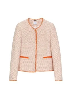 Blazer Papaya / Wollweiß -Madeleine Mode c3c8f9a18fc936ed96ce1ce58be091e2