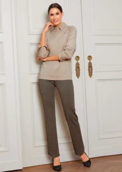 Schlupfhose In Wertvollem Jacquard Berber / Multicolor -Madeleine Mode c4b892bf10fa0bbce8a542597ffaa6eb