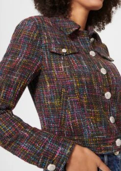 Jacke Schwarz / Multicolor -Madeleine Mode c4eb5c80fd9499dceff8a9cb87619a3f
