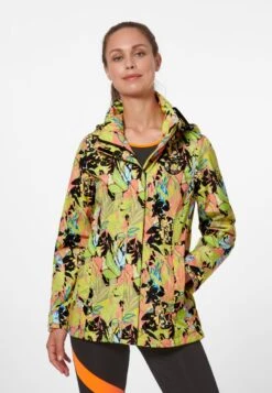 BEDRUCKTE MIT KAPUZE - Leichte Jacke - Limone Multicolor