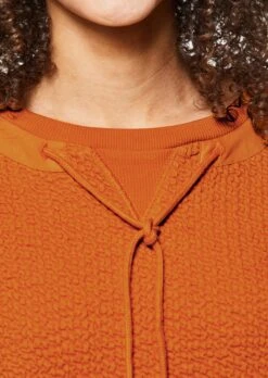 Sweatshirt Mit Kordeln Sattelbraun -Madeleine Mode c6d3c38a438090547f253dfaabd8fd41