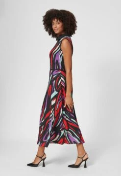 BUNTES LANGES - Maxikleid - Schwarz/multicolor -Madeleine Mode c89124e2b58d4c0eb3e52471290a83ce