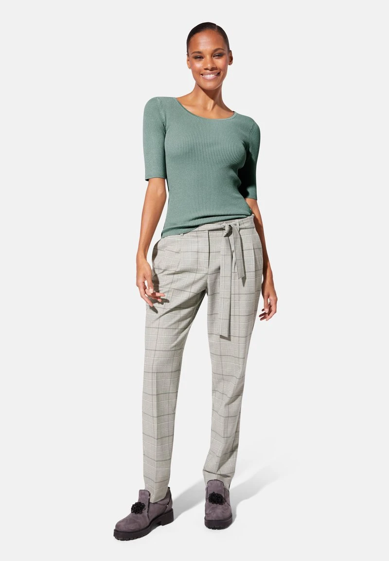 Mit Kurzen Ärmeln - T-Shirt Basic - Eiswasserblau 4 Mit Kurzen Ärmeln - T-Shirt Basic - Eiswasserblau – Bild 2