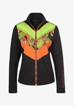 MIT COLOURBLOCK-EINSÄTZEN UND ZIERSTEINCHEN - Trainingsjacke - Schwarz/multicolor -Madeleine Mode c9b4edd20b2741c898387b3a3533739d