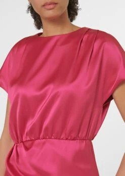 Kleid Leuchtpink -Madeleine Mode c9fabf43046b36ca95a00c03a614b751