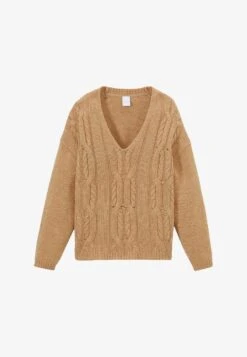 Strickpullover - Sesam Melange -Madeleine Mode ca5fa7dd438d45e08f0907d54befeb37