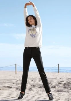 Sweatshirt Creme / Multicolor -Madeleine Mode cb8da5b3b6adba62ba1be5c0e04ef171