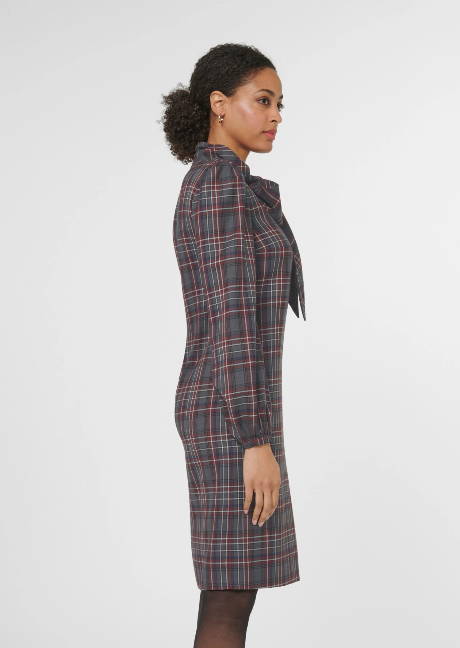 Kleid Anthrazit / Multicolor 6 Kleid Anthrazit / Multicolor – Bild 4