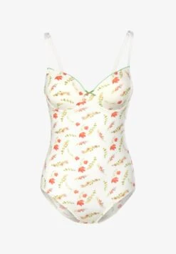 MIT BLÜTENPRINT - Body - Creme Multicolor -Madeleine Mode cc10e9abb6fc483090bea695b7b2a183