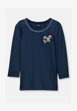 MIT STICKEREI-MOTIV UND 3/4-ÄRMEL - Bluse - Nachtblau -Madeleine Mode cc2d7e920ee940aa8fe827d291572633