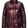 Steppjacke Im Metallic-Look Burgund -Madeleine Mode cfaab59b13188b4dc633e2f63fdec974