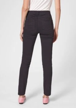 Schlanke Stretch-Jeans Mit Seitlicher Dekoration Schwarz -Madeleine Mode d20b56b48c51059fc146ac0fe8e942a0
