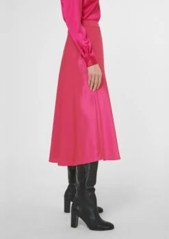 Satin-Rock In Edler Glanz-Qualität Leuchtpink -Madeleine Mode d239ba0e59b87585d0dce919cc8957e7