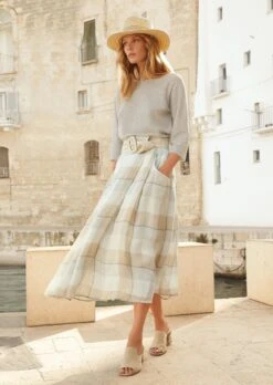 Strohhut Natur / Goldfarben -Madeleine Mode d3154ee67c47fcc63cadde36618ae87a