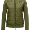 Bomberjacke Aus Stepp Und Strick Khaki -Madeleine Mode d91514838e46023d40d80b97dacd317d