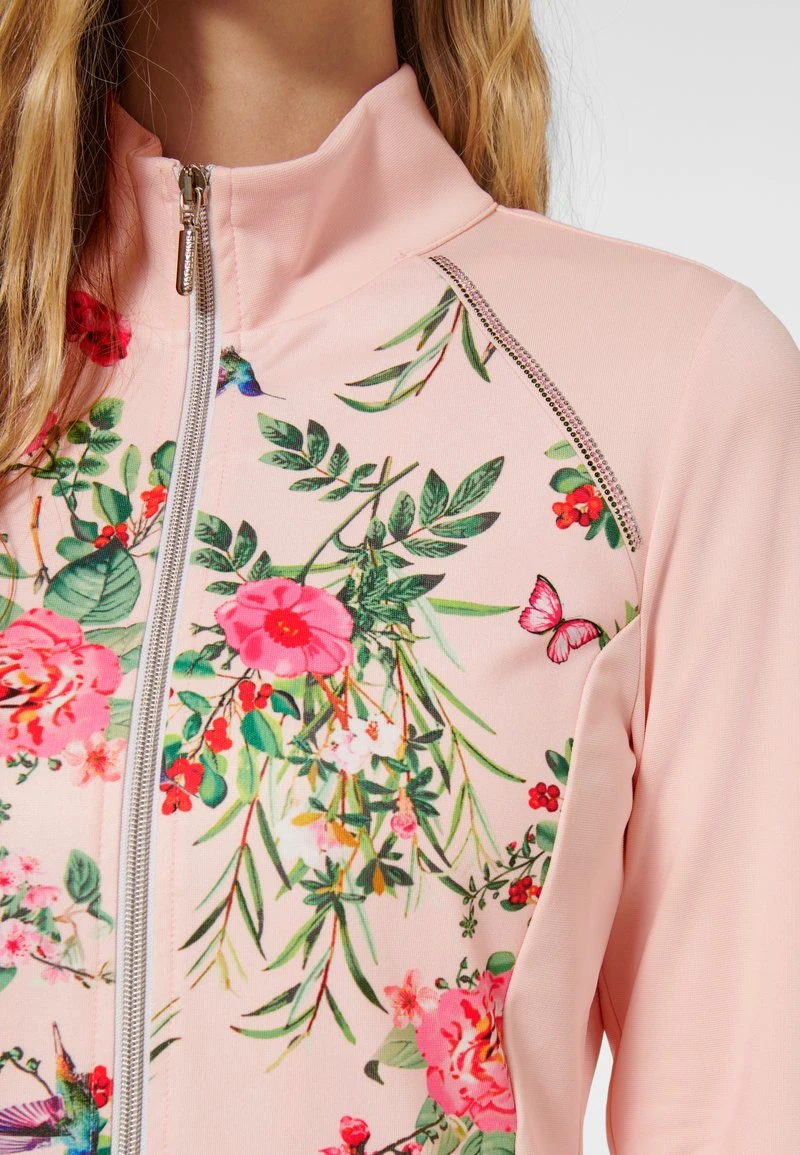 MIT BLÜTENPRINT - Leichte Jacke - Perlmutt Multicolor 6 MIT BLÜTENPRINT - Leichte Jacke - Perlmutt Multicolor – Bild 4