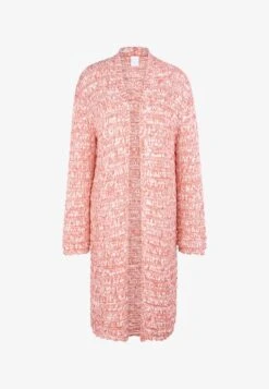 Strickjacke - Lachspink Weiß 13 Strickjacke - Lachspink Weiß -Madeleine Mode da8ea1c7bea44db3aebb98f2bac45ef1