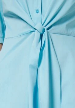 MIT KURZEN ÄRMELN - Blusenkleid - Helltürkis -Madeleine Mode db71e250b457487399baf2c06b136333