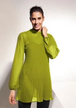 Zweiteiliges Blusen-Set Wasabi