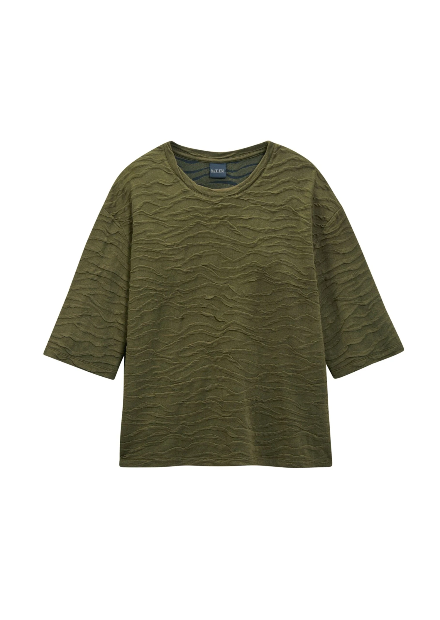 Shirt Mit 3 D-Effekt Khaki 8 Shirt Mit 3 D-Effekt Khaki – Bild 6