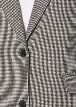 Schlanker Kurzmantel Aus Edlem Wolltuch Taupe / Multicolor -Madeleine Mode dde118ae4b4592b937acb3a6e53c4453